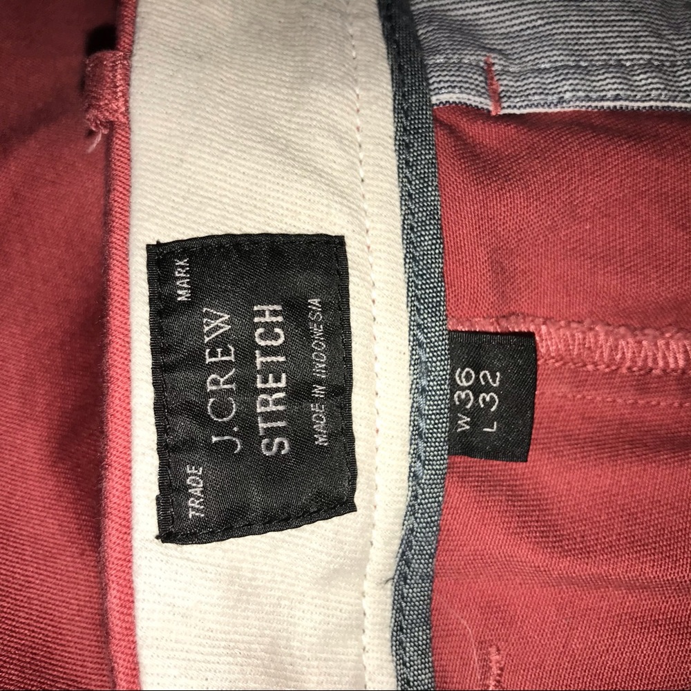 J Crew 36x32 484 Slim Fit Stretch Chino Pants - Picture 7 of 10